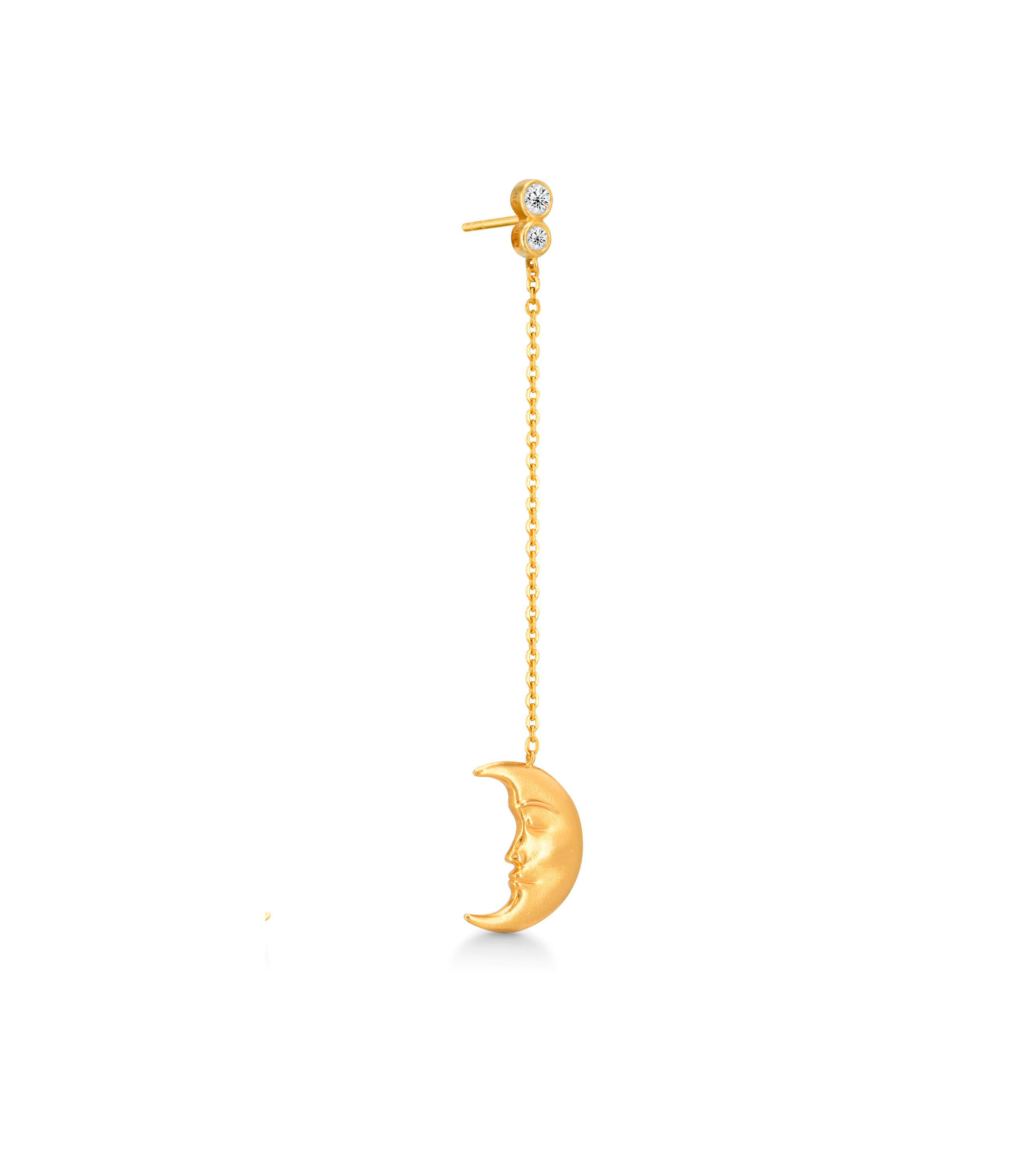 Hanging Moon, venstre - forgyldt